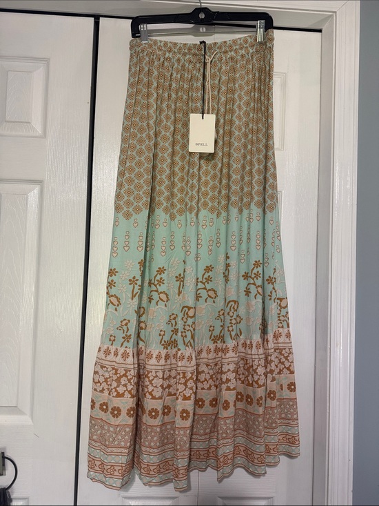Dresses & Skirts - NWT Spell sweet, nothings peppermint maxi skirt boho festival $269